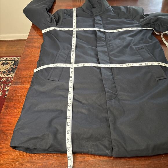 Banana Republic Men’s Water Repellent Coat Size M Preppy Blue Travel Commute - Picture 10 of 11